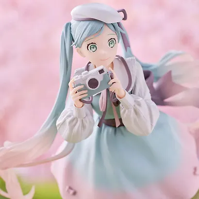 Фигурка аниме Хатсунэ Мику HATSUNE MIKU Holiday Memories Camera 20см 87813 - фото 5