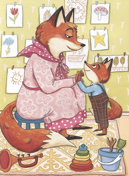 Любимая семья лисёнка Елисея - фото 3