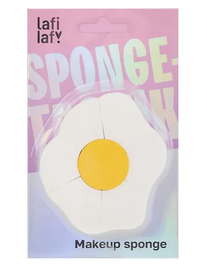 Спонж-конструктор для макияжа Яичница (9х7) (Lafilaf) - фото 5