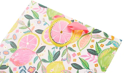 Пакет А5 18*23*10 "Лимоны" жен., бум.мат.ламинат - фото 2