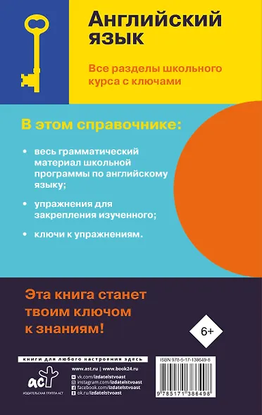 Английский язык. Все разделы школьного курса с ключами - фото 2