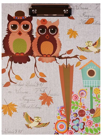Планшет «Owls», А5, картон, в ассортименте - фото 3