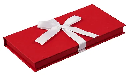 Подарочный конверт для денег ,с бантом, красный - фото 2