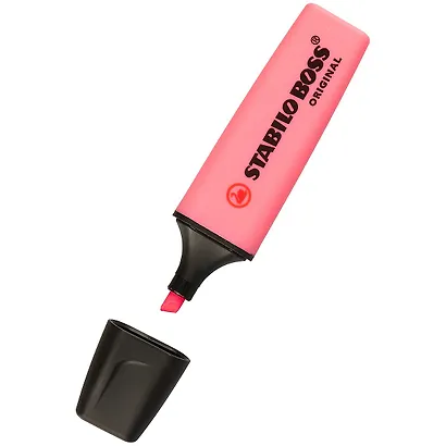 Текстовыделитель Stabilo, Boss Original, розовый 2-5 мм - фото 2