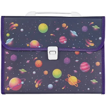 Портфель А4 12отд. " Planets" - фото 1