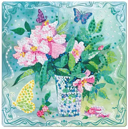 Алмазные узоры. Дикая роза - фото 2