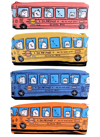 Пенал-косметичка "School bus", ассорти, ПВХ-бокс - фото 6