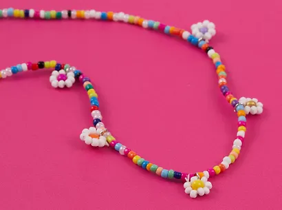 Ожерелье Бохо Ромашки (12-Kanti-2) (Lafilaf) - фото 5