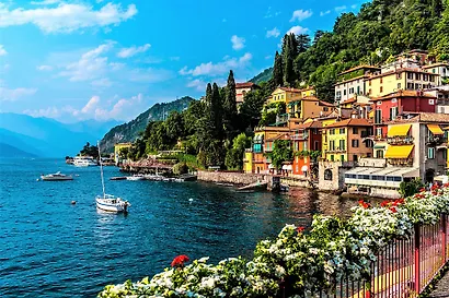 Картина по номерам Городок на озере Комо Италия, 40*50 см - фото 3