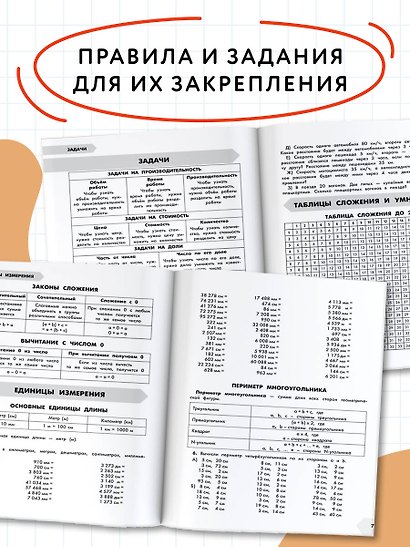 Математика в схемах и таблицах: Все темы школьного курса. Тесты с ответами: 4 класс - фото 6