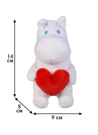 Мягкая игрушка Муми-тролль с сердцем, 14см Арт.МТ11 - фото 3