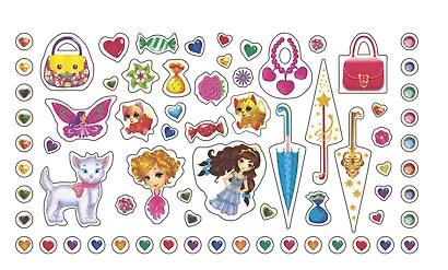 Наклейки для девочек. Принцессы - фото 15