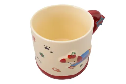 Кружка Собачка в кофточке (керамика, красная ручка) (450мл) (12-B3-6641-202510-STB-02) - фото 3