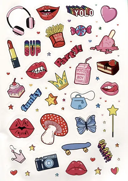 Pink Power Stickers. Более 555 наклеек для сильных духом девчонок! - фото 4