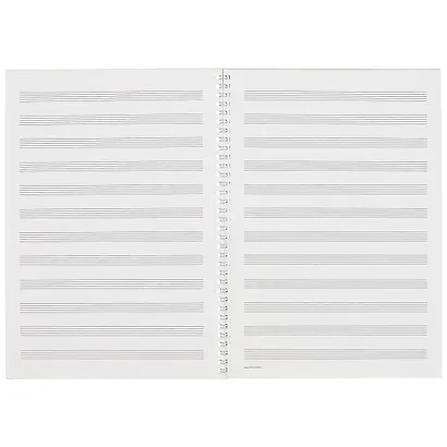 Тетрадь для нот Перископ, "Серый фон (барабаны)", А4, 12 листов - фото 2