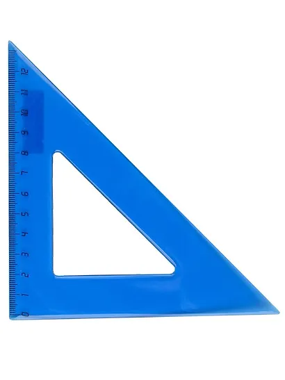 Угольник 12 см 45*90*45, в ассортименте - фото 5
