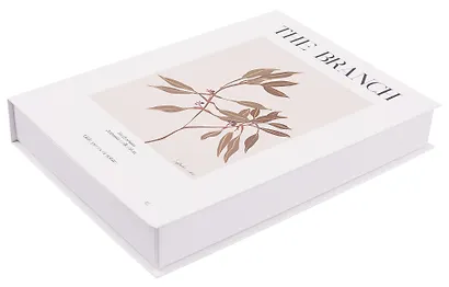 Коробка подарочная "Ветвь" 25*18*3,8 картон, на магните - фото 2