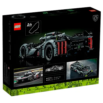 LEGO Technic: Гибридный гиперкар PEUGEOT 9X8 24H Le Mans, 1775 деталей (42156) - фото 13