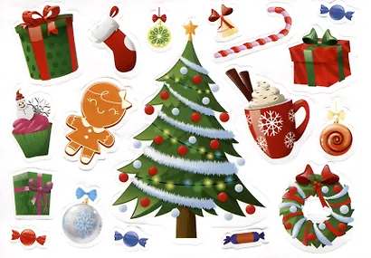 Новогодний набор Волшебство (бланк письма Деду Морозу и наклейки) (29,5х21) - фото 2