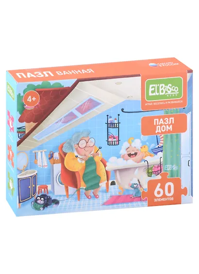 Пазлы "Дом. Ванная" 60 элементов - фото 1