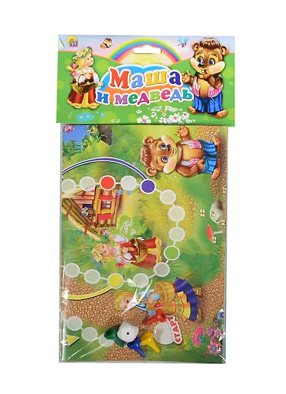 Игра настольная, Рыжий Кот, Мини-игры Маша и Медведь ИН-7167 - фото 1