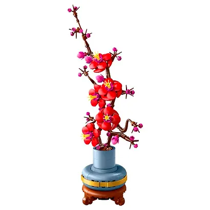 LEGO Icons: Цветок сливы, 327 деталей (10369) - фото 6