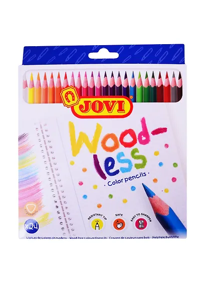 Карандаши цветные Jovi, 24 цвета - фото 1