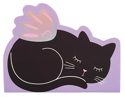 Записная книжка А6+ 32л "Cat wings" лин., сшивка, Yoi - фото 4
