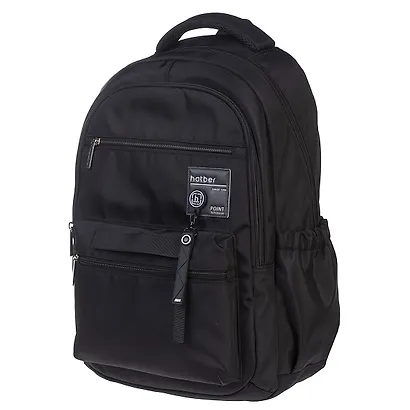 Рюкзак для мальчиков ПОЙНТ-Чёрный 47*31*17,5см, 2 отделения, 4 кармана, светоотражающая нагрудная стяжка - фото 2