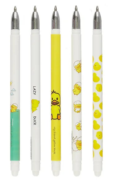 Ручка гелевая Yoi, "Гусь", пиши-стирай синяя - фото 5