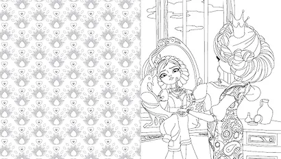 Я люблю раскрашивать. Царевны - фото 9