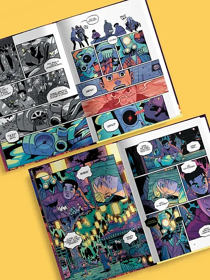 Yojimbot: Углеродное пламя. Графический роман. Том 4 - фото 8