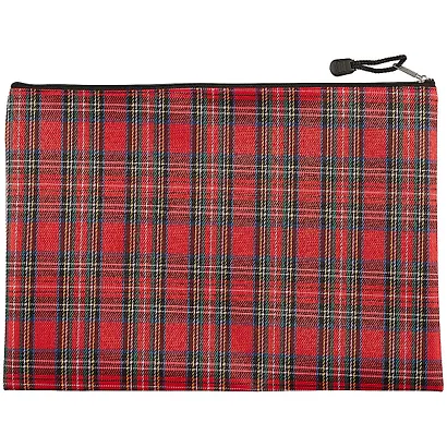 Папка на молнии «Шотландка», А4 - фото 4