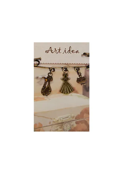 Кулоны в асс.1 Платье на вешалке (QA 2338) (14021129) (упаковка) - фото 1