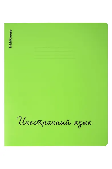 Тетрадь 48л кл. ТЕМА "Neon. Иностранный язык"  пласт.обл., ассорти, ErichKrause - фото 2