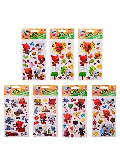 Наклейки ACTION Ми-ми-мишки 9,5*15,5см в ассортименте FD060040 - фото 2