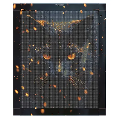 Алмазная мозаика "Кот-маг" 40*50 см - фото 1