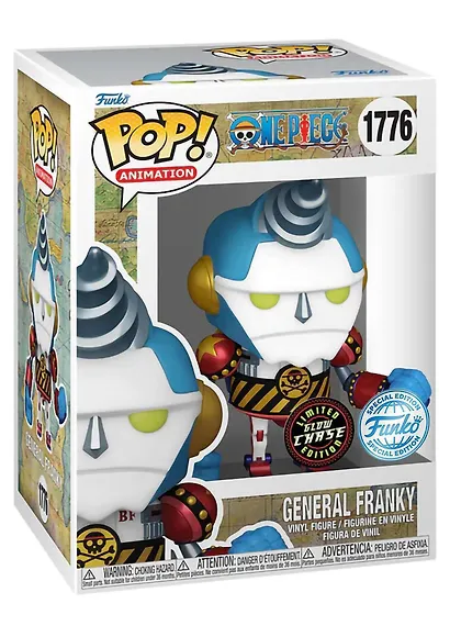 Фигурка Funko POP! Animation One Piece General Franky w/(GW)Chase (Exc) (1776) (Fun82823) - фото 4