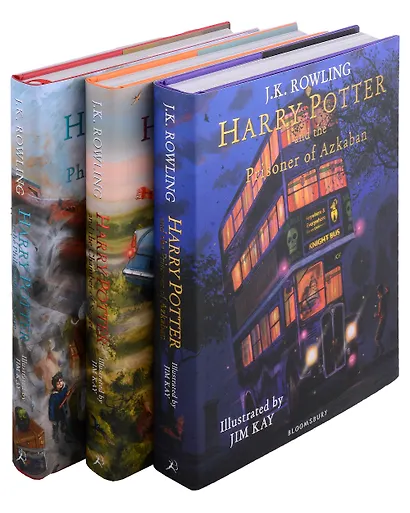 Комплект Harry Potter : The illustrated collection (3 книги в футляре) - фото 2