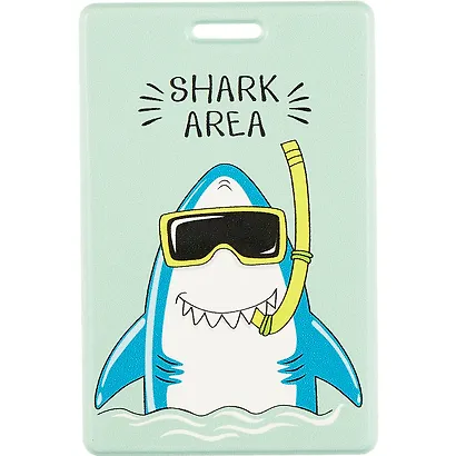 Чехол для карточек. Shark area (акула в маске) (ДГ2020-241) - фото 1