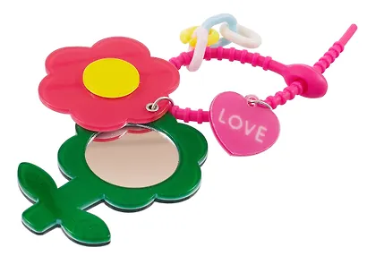 Брелок-обвес на сумку «Цветочек Красный», пластик - фото 4