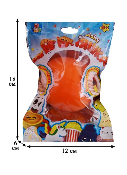 1toy Игрушка-сквиши Мммняшка squishy Апельсин (Т12396) (TOY1) (упаковка) (3+) - фото 2