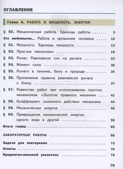 Физика. 7 класс. Учебное пособие. Базовый уровень. В 4 частях. Часть 4 (для слабовидящих учащихся) - фото 2