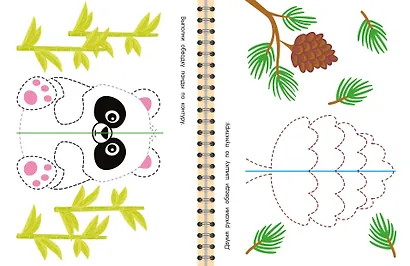 Межполушарное взаимодействие. Рисуем левой и правой руками одновременно. 3-5 лет - фото 10