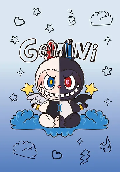 The Monsters. Астрологический блокнот Близнецы (Лабубу) - фото 1