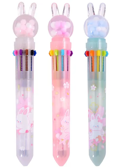 Ручки шариковые Bunny, 10 цветов - фото 4