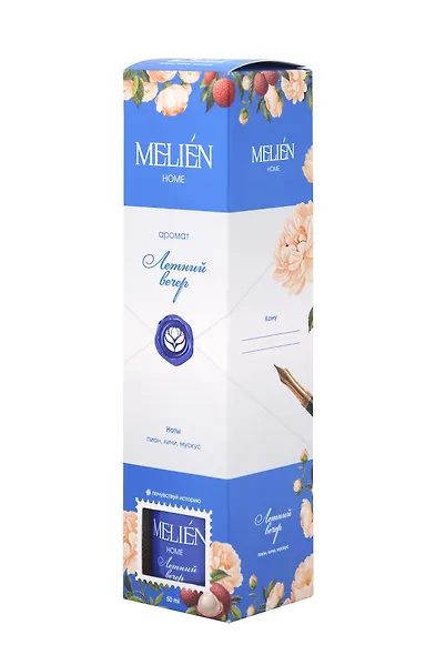 Диффузор ароматический Летний вечер (Аромат Личи,Пион,Мускус) (50мл) (MM88028S) - фото 2