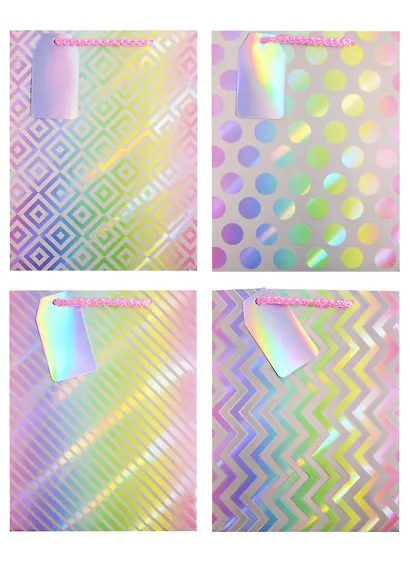 Пакет А5 23*18*10 Metallic Holography нейтр., голография, ассорти - фото 6