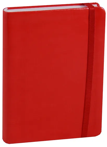 Ежедневник недатированный А6 144 листа "Elegance" красный - фото 1