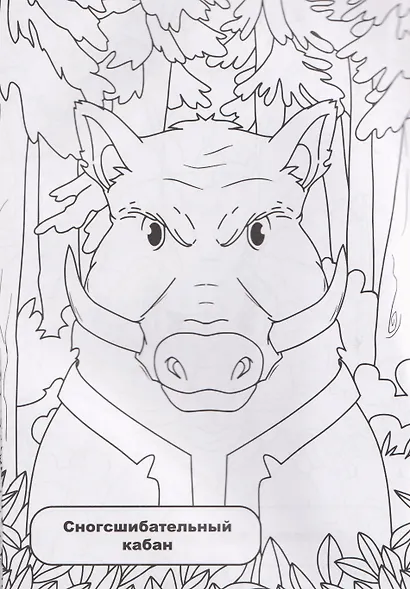 Лесная компания: раскрашивай и придумывай истории про озорных животных - фото 4